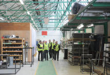 One of our highly skilled staff being watched as he works